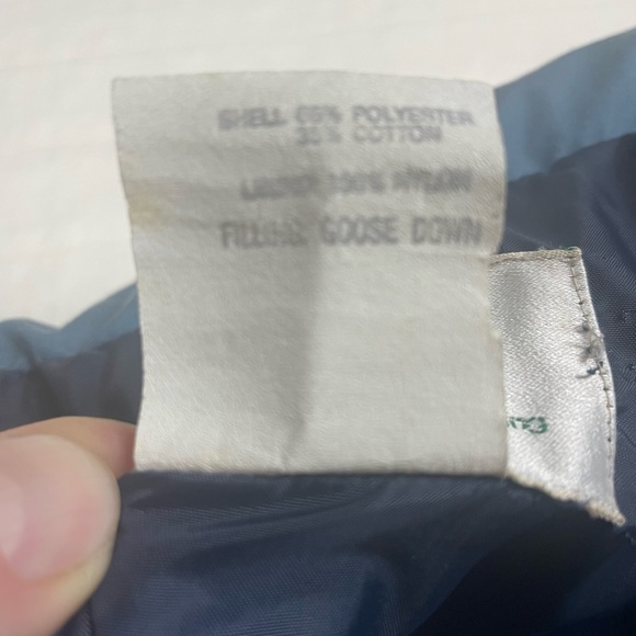 Vintage 90s REI Down Puffer Vest Steel Blue Men’s XL - Picture 3 of 11